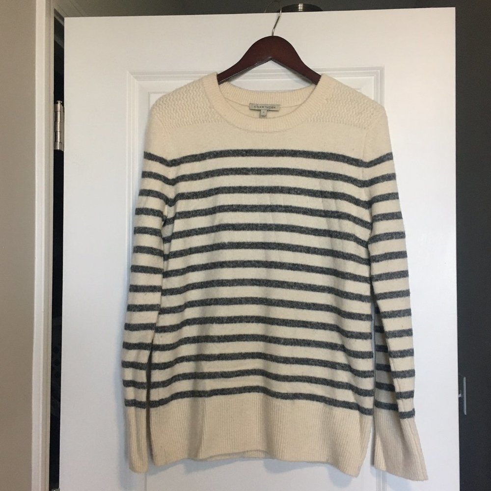 41 Hawthorn Roma Textured Striped Sweater